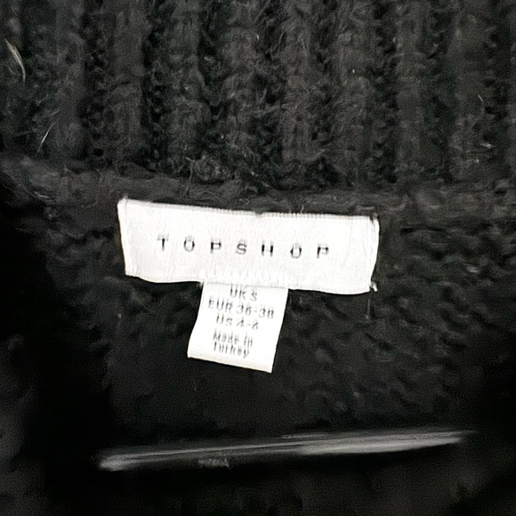 Top Shop Black Seam Sweater - Picture 4 of 4
